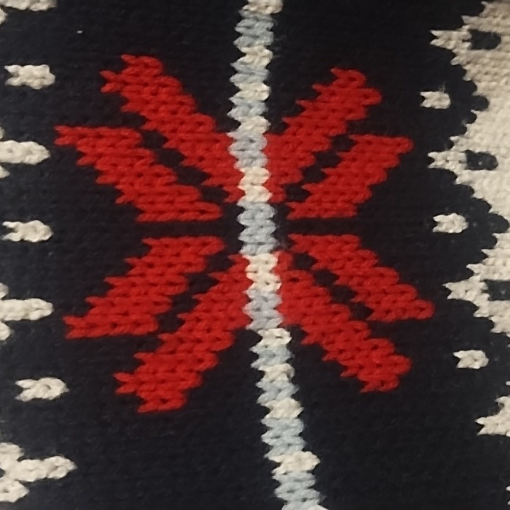 Staccato Cream and Red Patterned Sweater - Picture 3 of 6